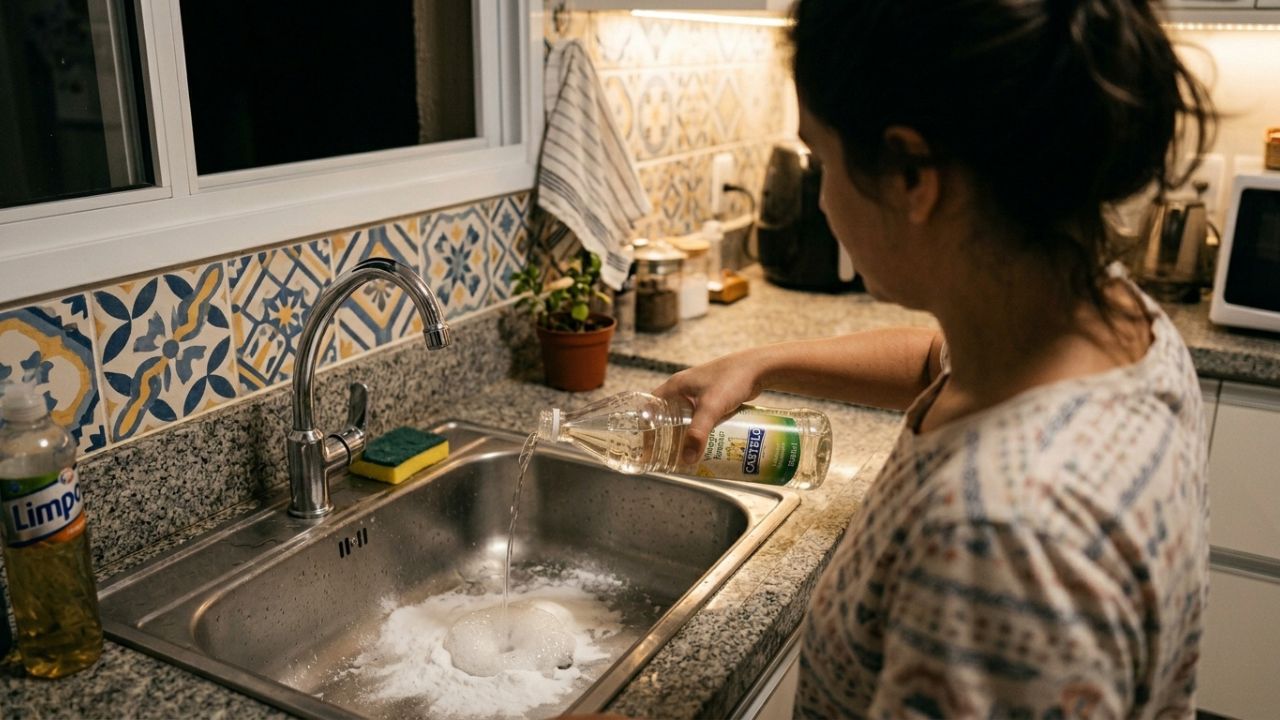 Colocando bicarbonato de sódio no ralo da pia antes de dormir: para que serve e por que eles recomendam