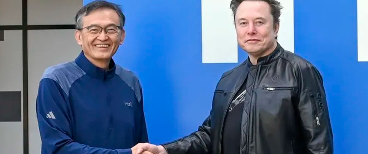 Elon Musk assinou com a Intel, e a ação da empresa bateu o maior valor em 25 anos
