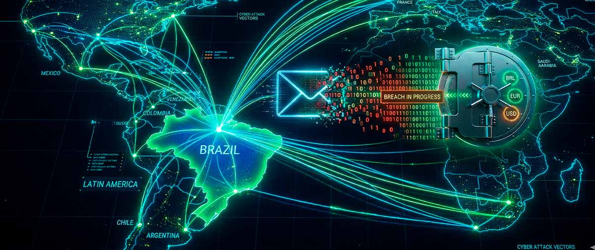 Vírus criado por brasileiros ataca bancos na Europa e América Latina com táticas avançadas