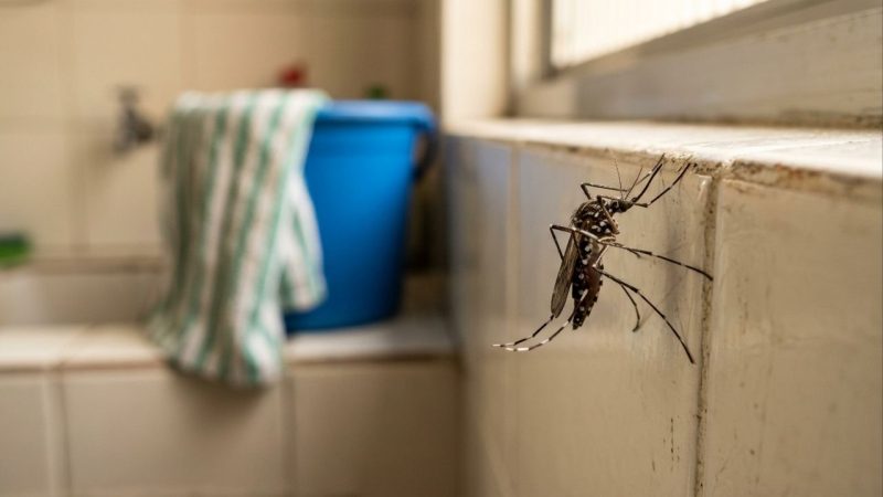 A melhor forma de eliminar mosquitos dentro de casa é passar pano com misturas naturais no fim do dia