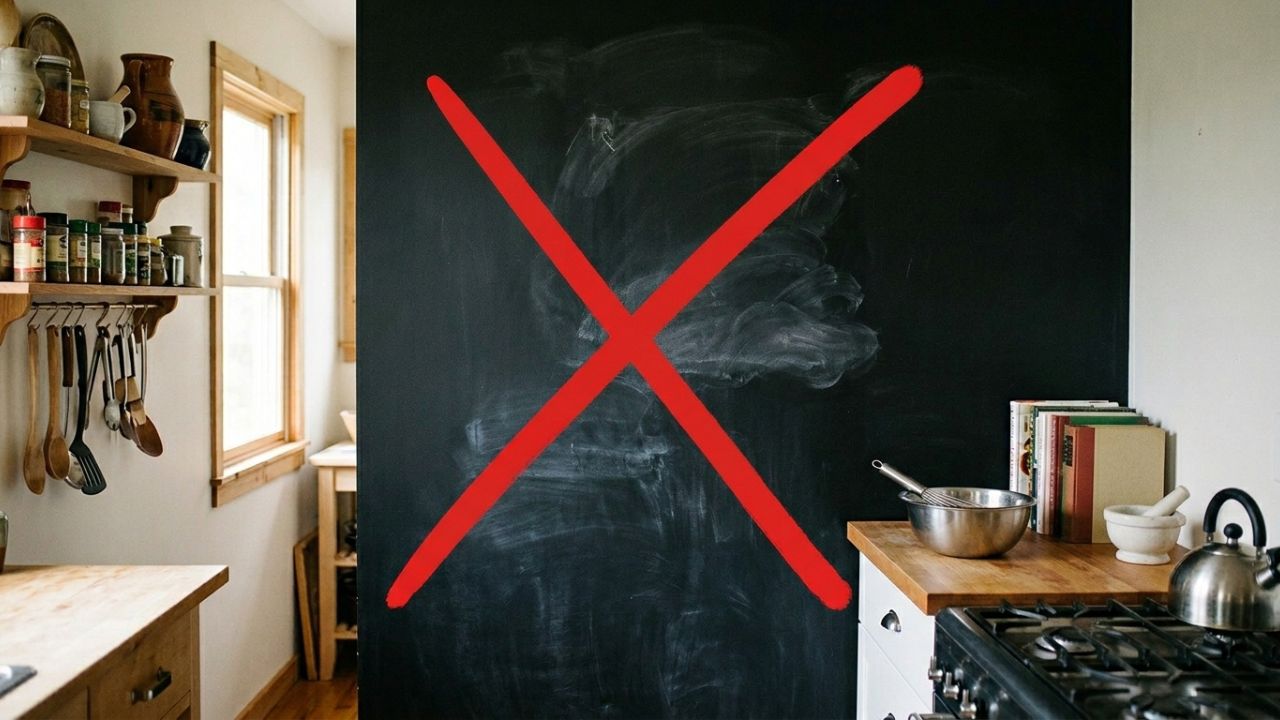 A parede de lousa preta para escrever receitas de giz na cozinha está com os dias contados: conheça os painéis de madeira ripada lavável que são o futuro do design