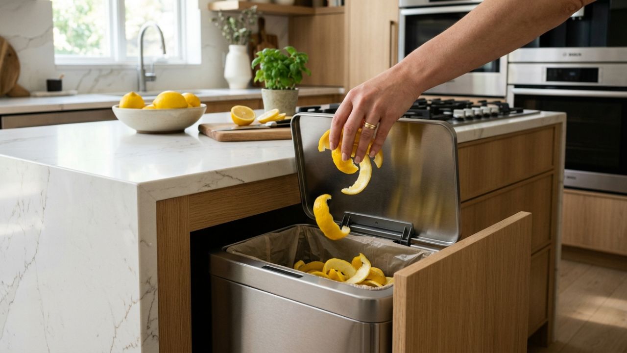 Colocando cascas de limão na lixeira da cozinha: para que serve e por que eles recomendam