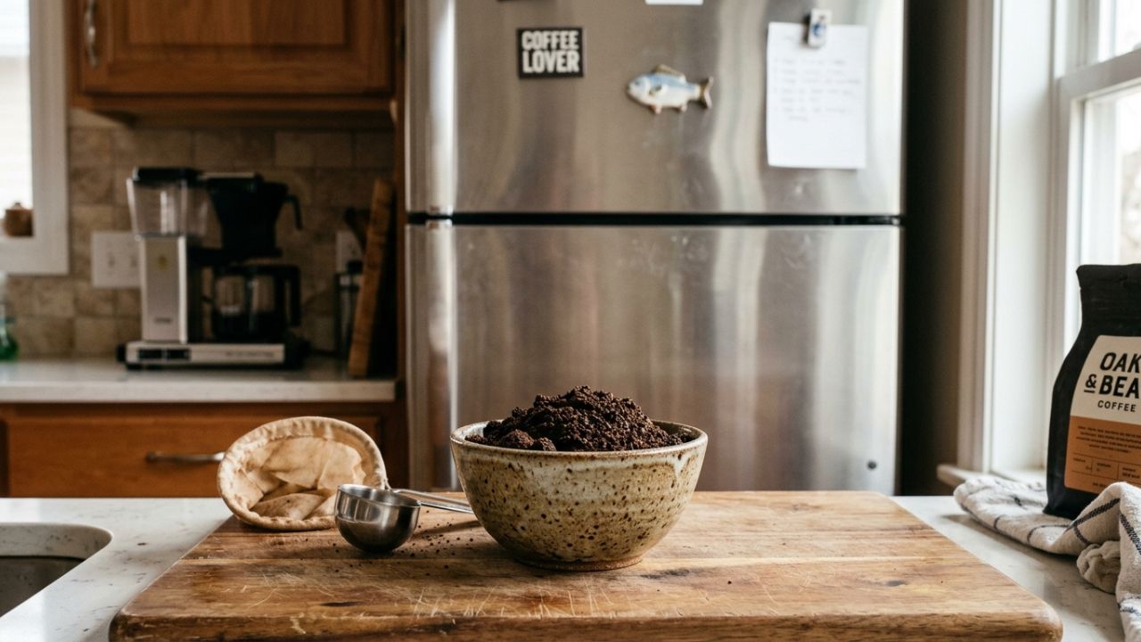 Colocar borra de café dentro da geladeira: para que serve e por que você deve fazer