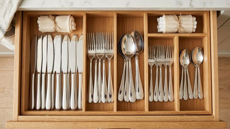 Colocar giz de lousa escolar nas gavetas de talheres de prata: para que serve e por que você deve fazer