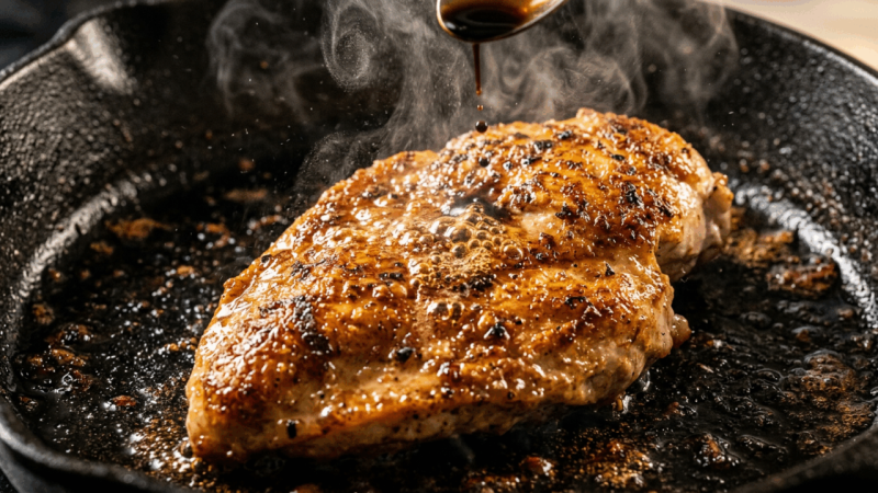 Colocar vinagre na frigideira ao fritar peito de frango: para que serve e por que é recomendado?