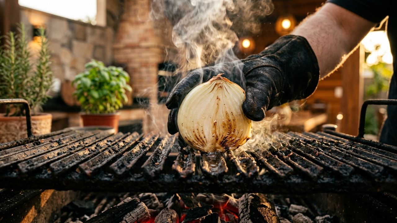 Como limpar a grade da churrasqueira engordurada: veja como deixá-la sem crostas pretas usando apenas uma cebola cortada