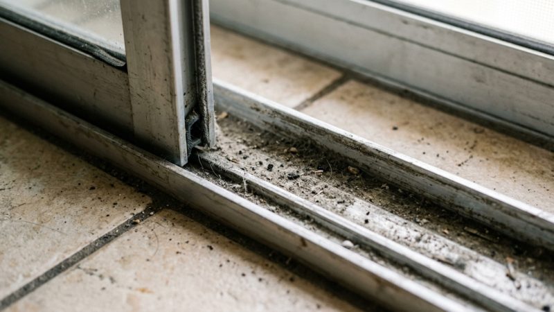 Como limpar as ranhuras do trilho da porta de correr de vidro: veja como deixá-las sem sujeira usando o tubo de papelão do papel higiênico no aspirador