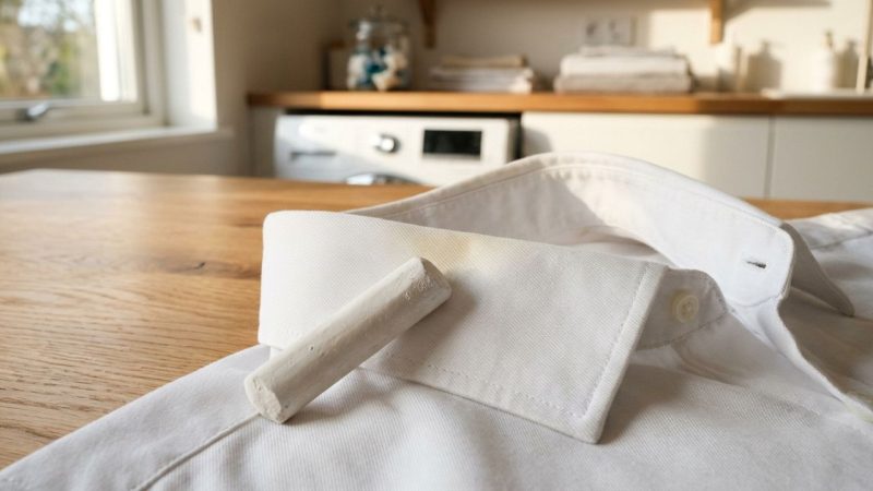 Como limpar o colarinho encardido das camisas brancas sem esfregar muito: veja como deixá-lo impecável usando giz de lousa antes de lavar