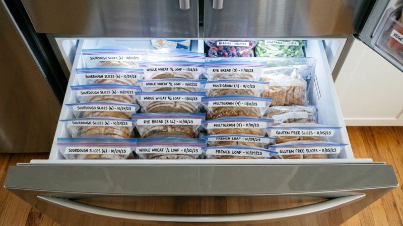 Guardar fatias de pão de forma no freezer e descongelar direto na torradeira: para que serve e por que recomendam