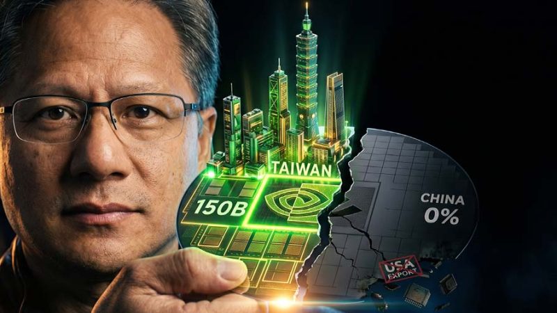 NVIDIA vai investir US$150 bilhões por ano em Taiwan e chama o país de ‘epicentro da IA’