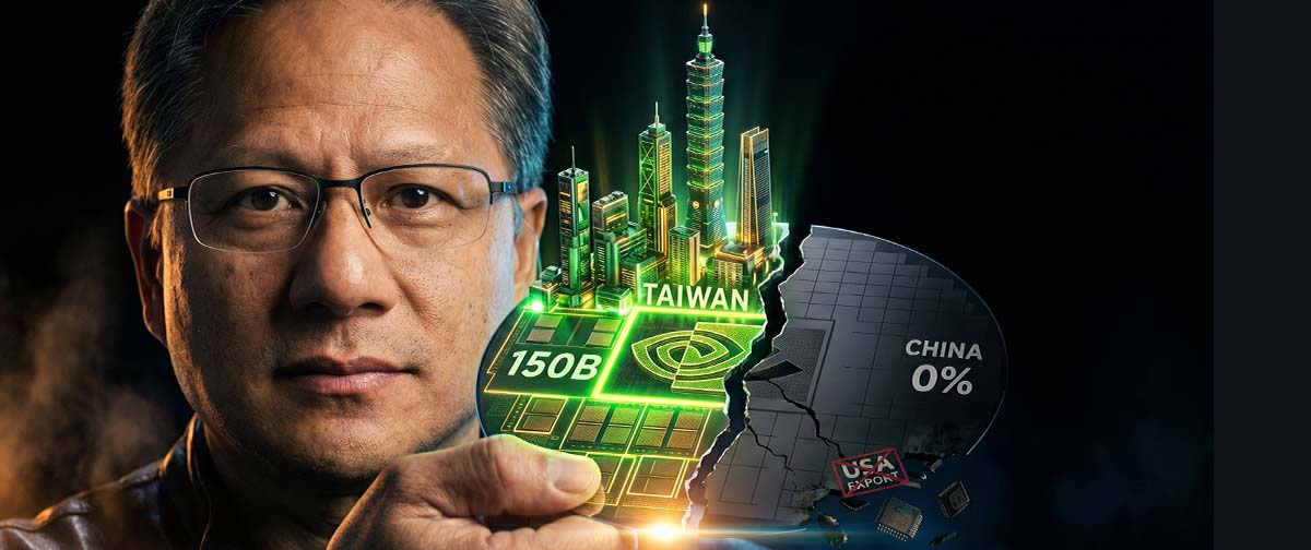 NVIDIA vai investir US$150 bilhões por ano em Taiwan e chama o país de ‘epicentro da IA’