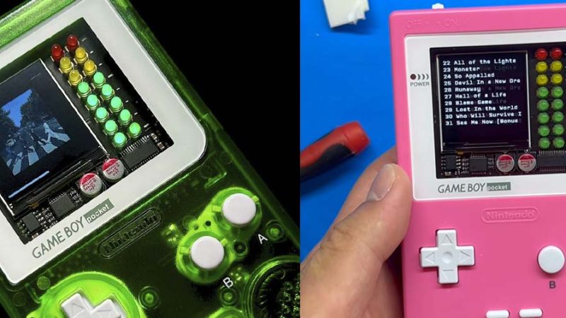 Stereoboy: homem constroi player de música na réplica da carcaça de um Game Boy Pocket e comemora: “a ideia era construir um dispositivo divertido”Stereoboy: homem constroi player de música na réplica da carcaça de um Game Boy Pocket e comemora: “a ideia era construir um dispositivo divertido”