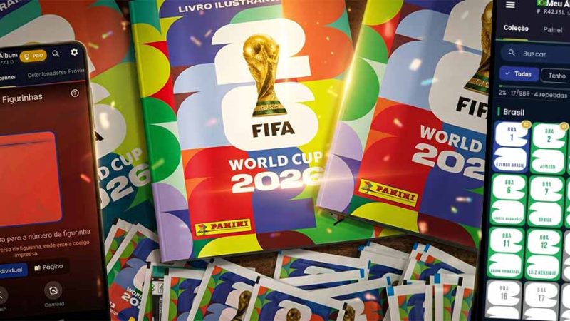 homem revela qual app usa para organizar figurinhas do álbum da Copa