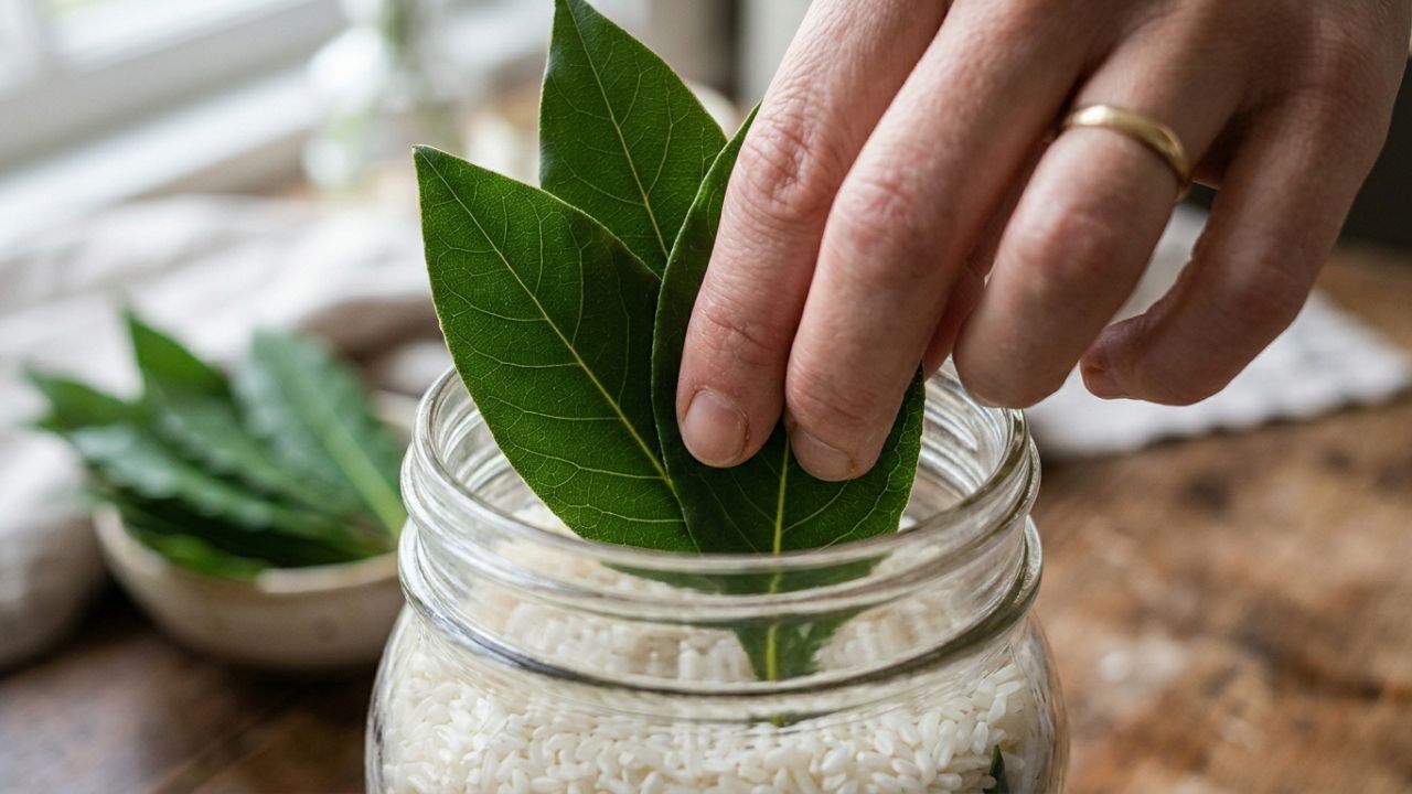 Colocar três folhas de louro dentro do pote de arroz cru: entenda a utilidade desse hábito e os motivos para adotá-lo sempre que reabastecer o mantimento
