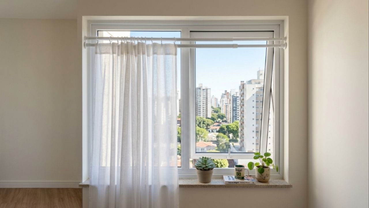 A cortina de trilho saiu de moda: o novo jeito de cobrir janelas sem furo na parede que está dominando os apartamentos em 2026