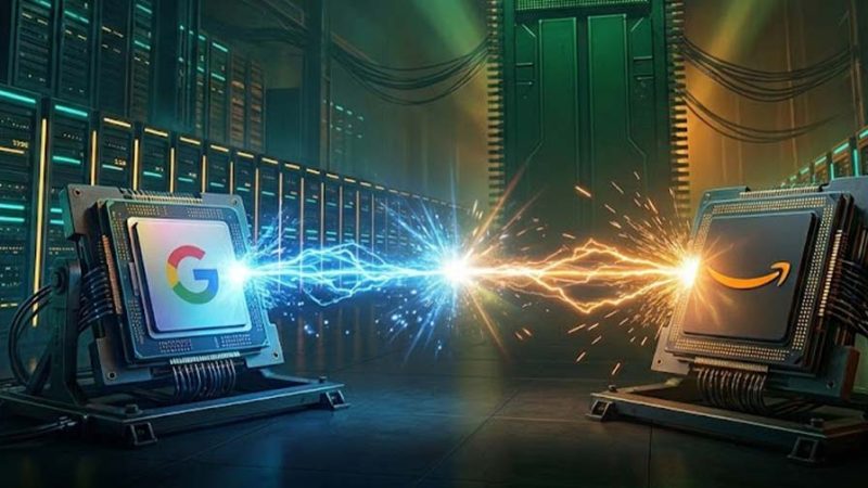 A estratégia de Google e Amazon para disputar com a NVIDIA o mercado de chips de IA