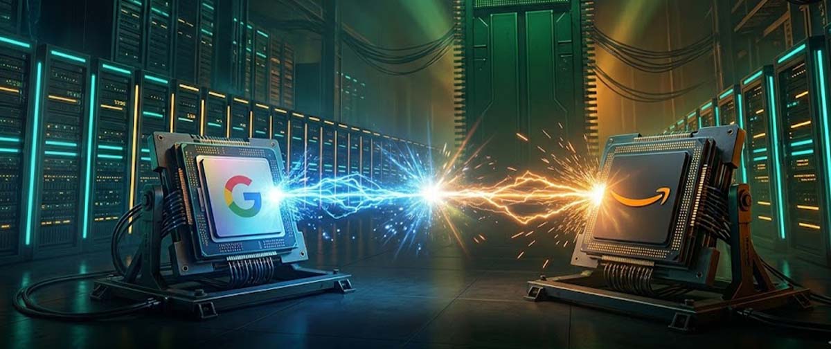 A estratégia de Google e Amazon para disputar com a NVIDIA o mercado de chips de IA