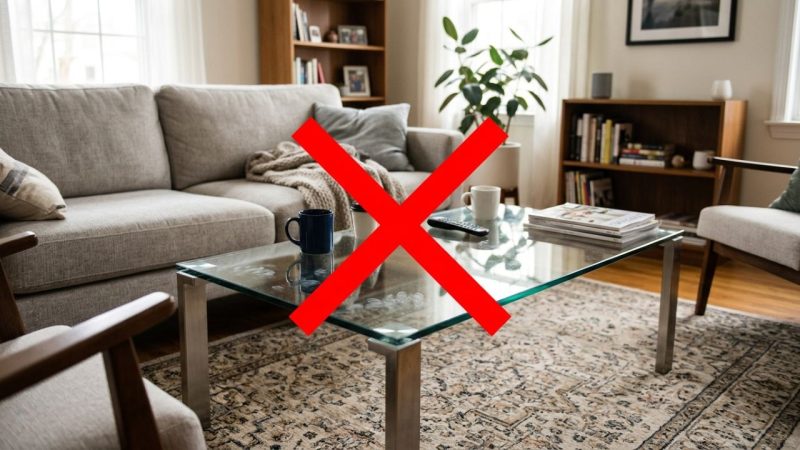 Adeus à mesa de centro de vidro com quinas perigosas que marcam de dedo rápido: a nova tendência é mais orgânica e traz calor à sala com mesas redondas de madeira maciça