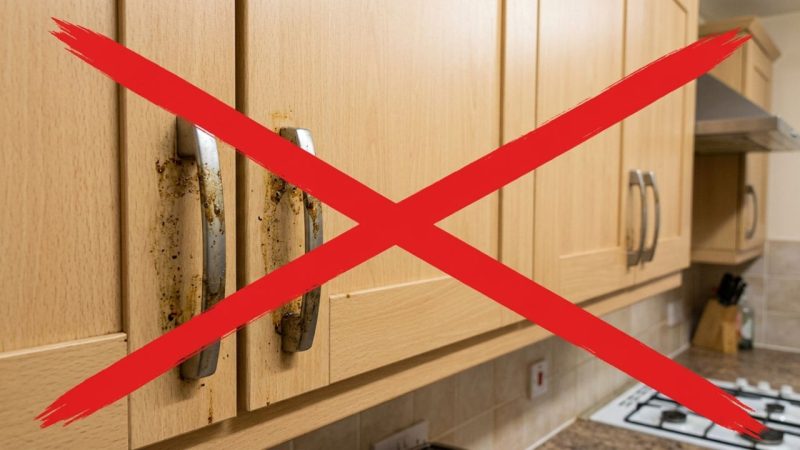 Adeus ao armário aéreo de cozinha com puxadores de metal que acumulam gordura: a nova tendência é mais minimalista com o sistema de fecho-toque invisível