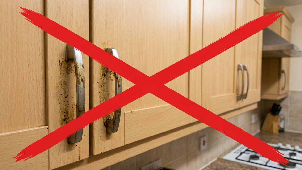 Adeus ao armário aéreo de cozinha com puxadores de metal que acumulam gordura: a nova tendência é mais minimalista com o sistema de fecho-toque invisível
