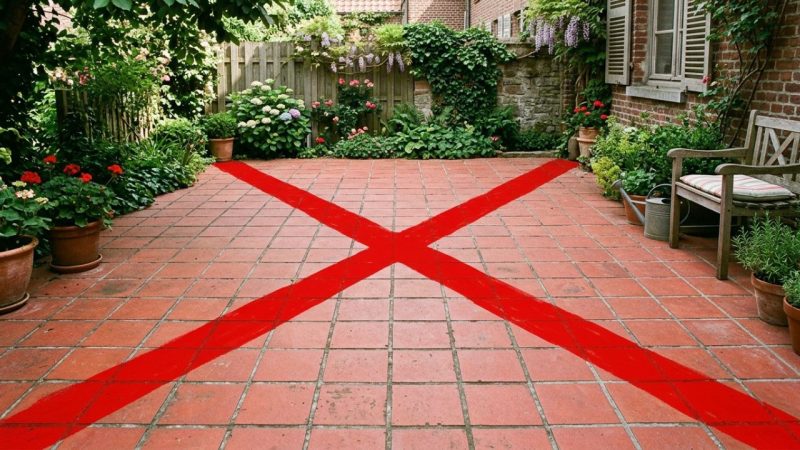 Adeus ao piso de caquinhos vermelhos clássico de quintal: a nova tendência é mais resistente e proporciona facilidade de limpeza com o porcelanato rústico antiderrapante