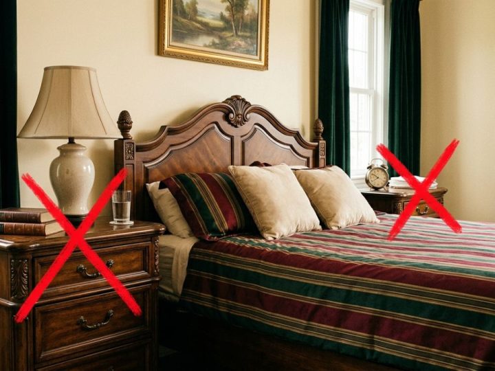 Adeus aos criados-mudos pesados e clássicos: a tendência minimalista para renovar o quarto com mesinhas laterais flutuantes