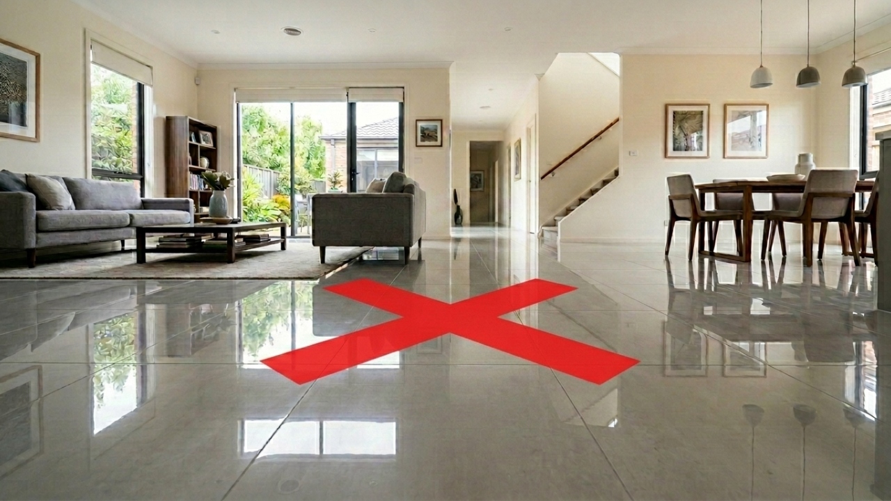 Adeus aos pisos de porcelanato super polido e escorregadio: a tendência minimalista para renovar o chão com texturas foscas e acetinadas