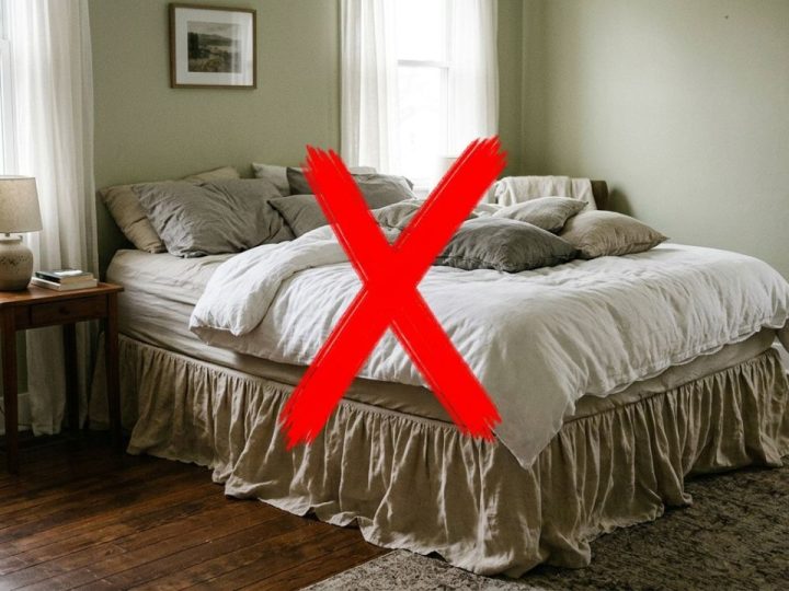 Adeus às camas com saias de tecido arrastando no chão: a tendência minimalista para renovar o quarto com estrados baixos de madeira