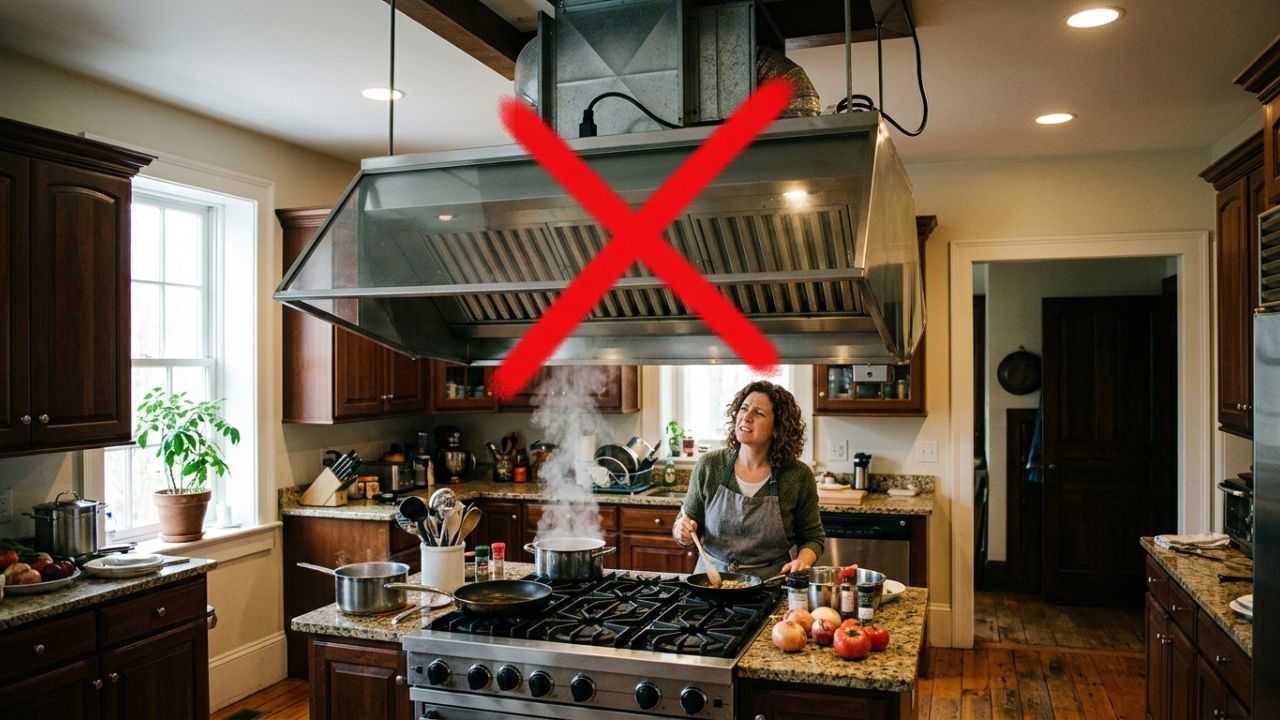 Adeus às coifas de teto barulhentas e enormes: a nova tendência é mais elegante e puxa o ar diretamente pelas lateral do cooktop
