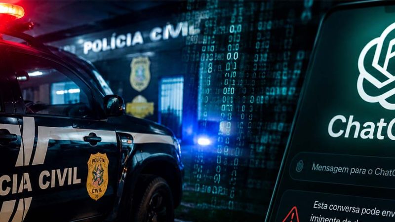Brasileiro revela ao ChatGPT plano para matar o filho de 8 anos e acaba preso