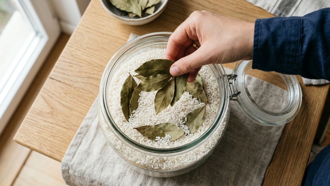 Colocando folhas de louro frescas em potes de farinha e arroz: para que serve e por que eles recomendam