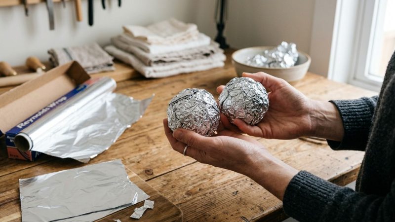 Colocar duas bolinhas de papel alumínio amassadas dentro da máquina de lavar: para que serve e por que você deve fazer isso para tirar a energia estática das roupas