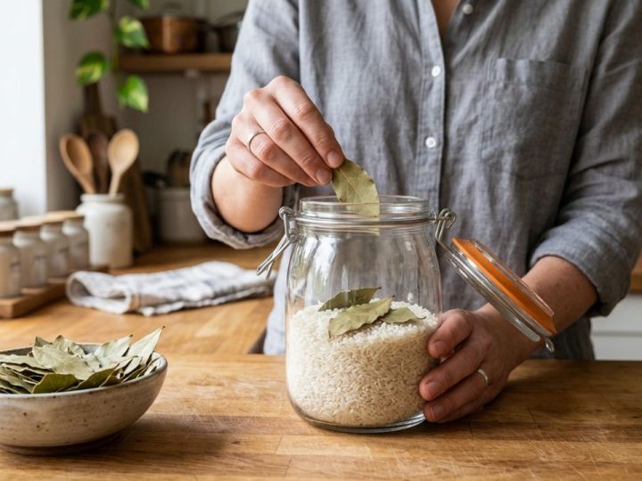 Colocar três folhas de louro dentro do pote de arroz cru: para que serve e por que você deve fazer isso sempre que reabastecer o mantimento
