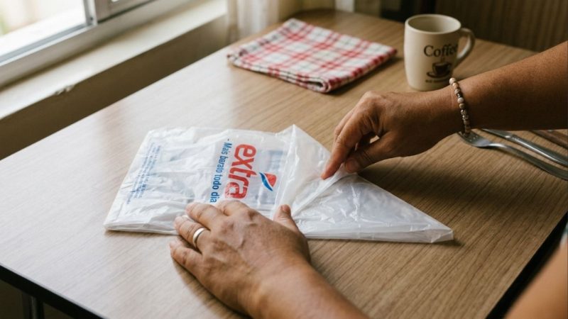 Como guardar sacolinhas de supermercado sem fazer volume e bagunça na gaveta: o truque fácil de dobrar em pequenos triângulos que minha avó ensinou