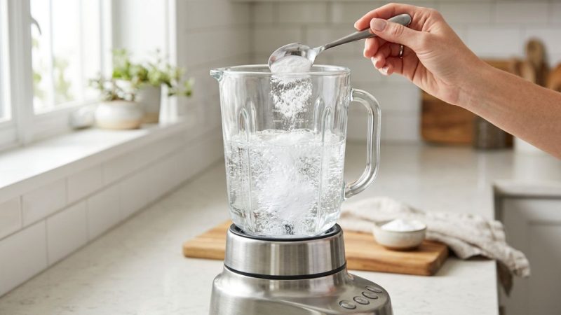 Como limpar o copo do liquidificador sujo e engordurado sem precisar usar bucha: o truque fácil de bater água morna com algumas gotas de detergente que sempre funciona