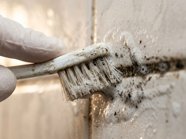 Como remover permanentemente o mofo do rejunte do banheiro sem usar água sanitária