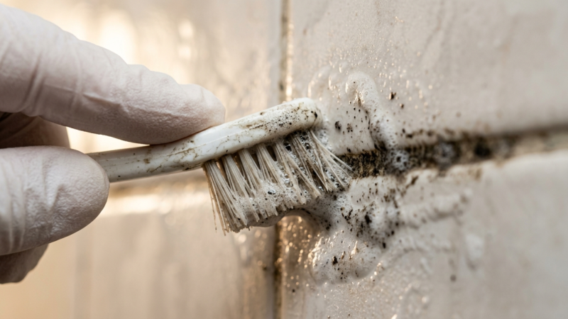 Como remover permanentemente o mofo do rejunte do banheiro sem usar água sanitária