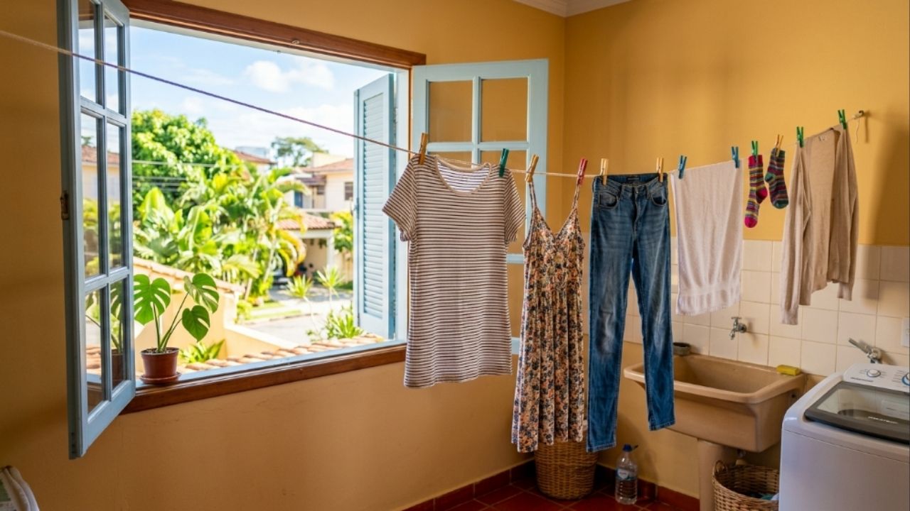 Como tirar o cheiro de mofo de roupas e toalhas que não ressecam no inverno: o truque fácil para secar dentro de casa sem deixar odor