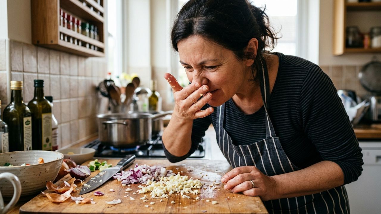 Como tirar o cheiro forte de alho e cebola impregnado nas mãos: o truque fácil de esfregar os dedos em uma colher de aço inox sob água corrente que sempre funciona