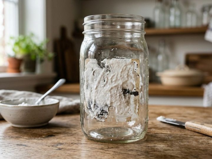 Como tirar rótulos difíceis grudados em potes de vidro recicláveis: o truque fácil de aplicar óleo de cozinha com bicarbonato que está na moda