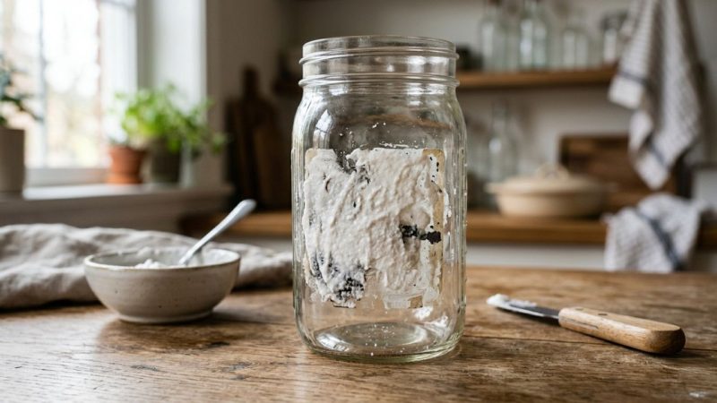 Como tirar rótulos difíceis grudados em potes de vidro recicláveis: o truque fácil de aplicar óleo de cozinha com bicarbonato que está na moda