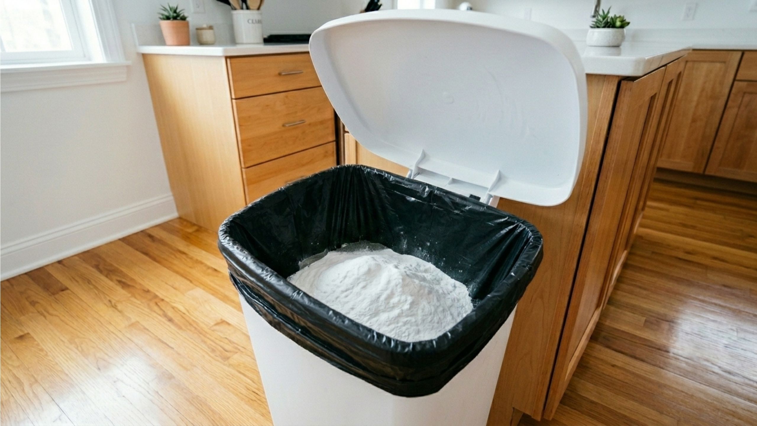 Despeje esse pó branco no fundo da sua lixeira e elimine o mau odor em poucos instantes com um truque simples, barato e surpreendentemente eficaz para manter a casa sempre fresca