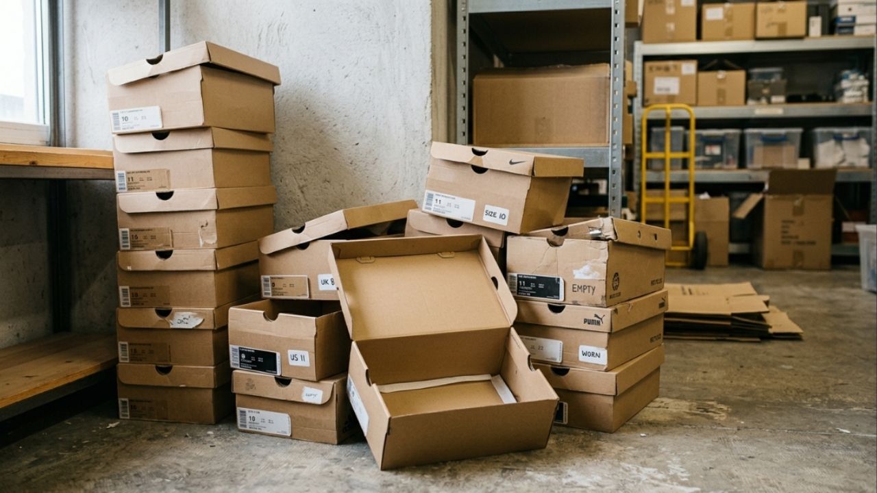 Não jogue as caixas de sapato de papelão fora: ideias para reutilizar essas embalagens para organizar meias e roupas íntimas dentro do guarda-roupa