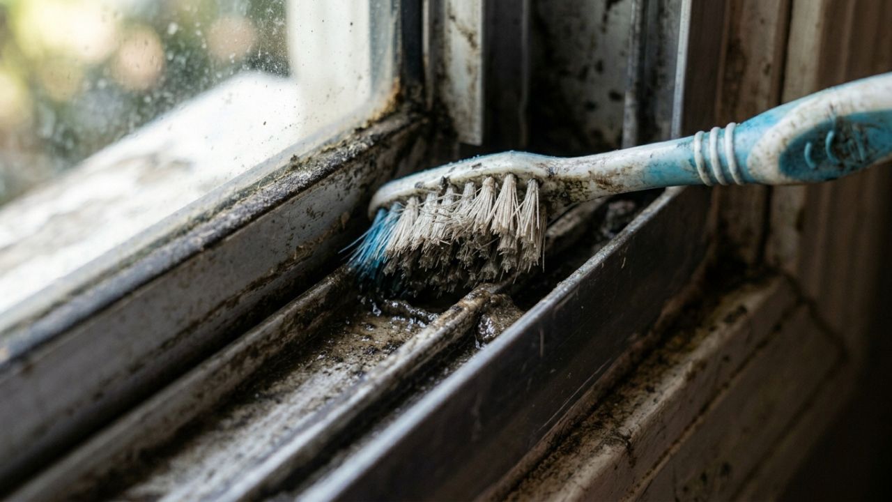 Não jogue escovas de dente velhas e desgastadas fora: ideias para reutilizar cerdas na limpeza profunda de trilhos de janelas e rejuntes finos