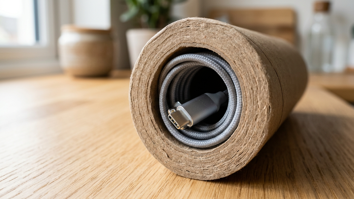 O artesanato funcional mais rápido do Brasil para guardar fones de ouvido e cabos USB