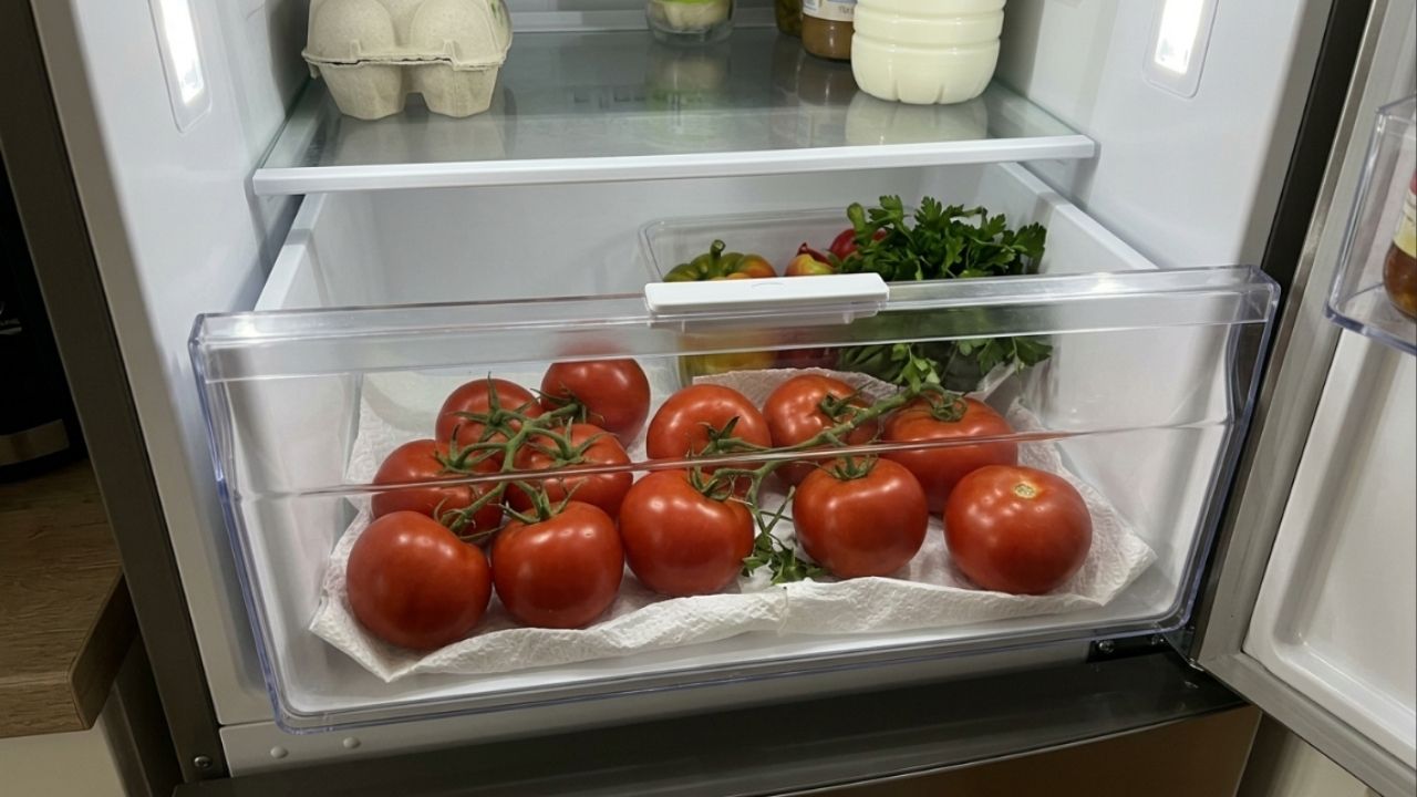 Pare de guardar tomates maduros na gaveta inferior da geladeira: essa é a maneira correta de organizar na fruteira para não perder o sabor e a textura natural
