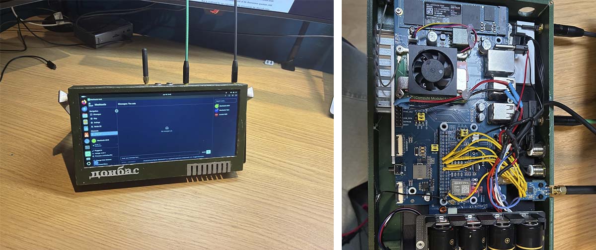 Ucraniano monta PC com Raspberry Pi e rádio mesh capaz de operar em zonas sem infraestrutura de comunicação