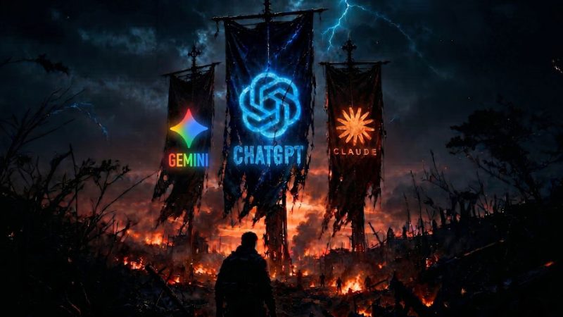 a guerra entre ChatGPT, Gemini e Claude que está movimentando o mundo