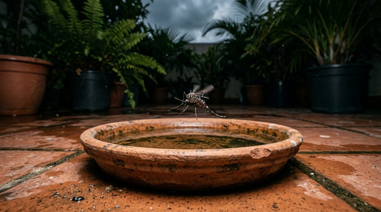 7 locais da sua casa que viram criadouro do mosquito da dengue e você não percebe