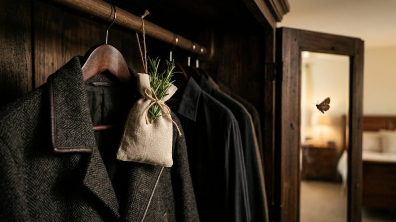 Alecrim no armário: a planta que afasta traças, perfuma as roupas e protege os tecidos